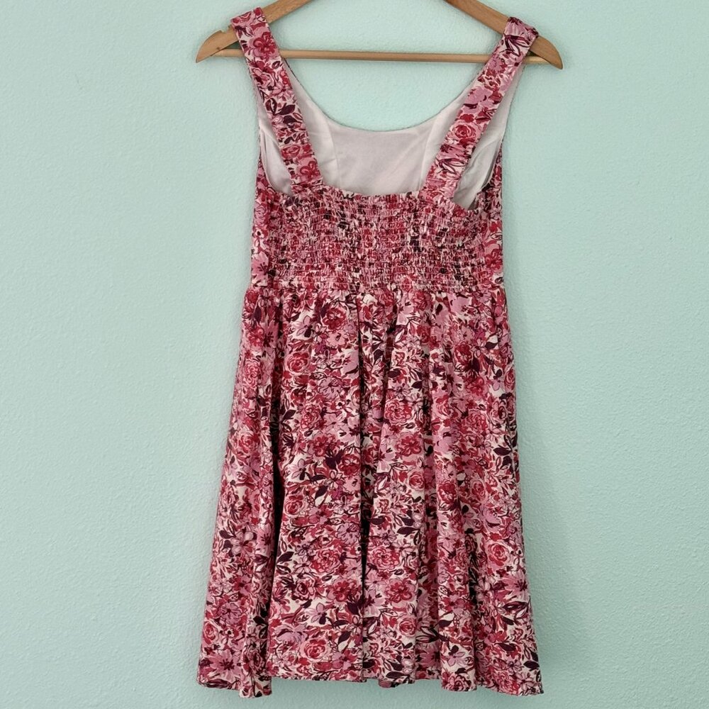 Sincerely Jules Pink Floral Smocked Dress Size S - Picture 2 of 10